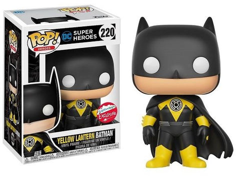 Batman Yellow Lantern Pop! Vinyl Figure -2017 NYCC Fugitive Toys Exclusive (VAULTED)