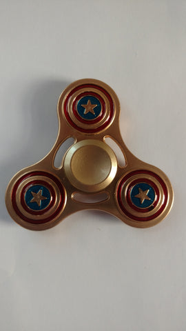 Fidget Spinner Captain America (Gold)