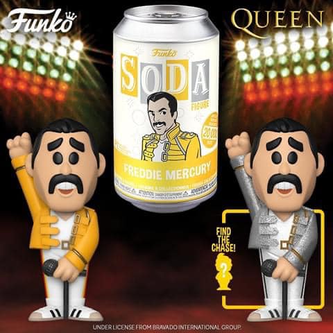 Funko Vinyl Soda Figure Queen Freddie Mercury