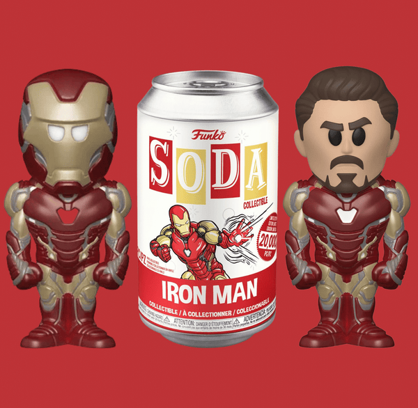 Funko Vinyl Soda Figure Marvel Avengers Iron Man (Vaulted