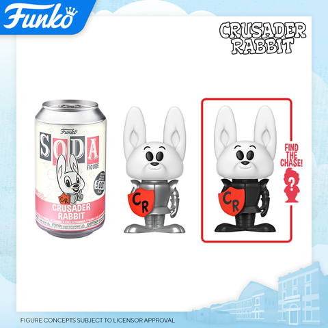 Funko Vinyl Soda Figure Crusader Rabbit (Vaulted)
