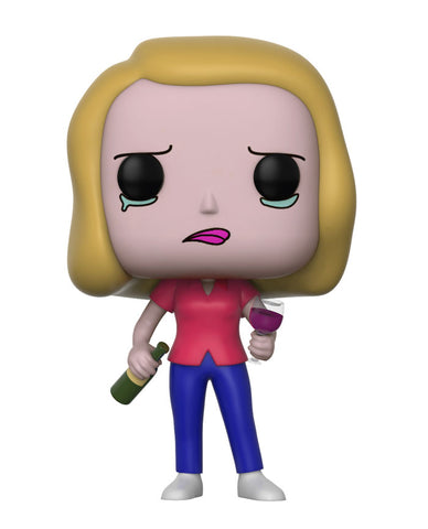 Rick & Morty Beth with Wine Glass Pop! (Vaulted)